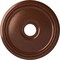 Ekena Millwork Diane Ceiling Medallion (Fits Canopies up to 5 3/8"), 18"OD x 3 5/8"ID x 1 1/8"P, Copper Penny CM18DICPS - alternate 1